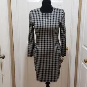 NWOT Executive Black and white dress